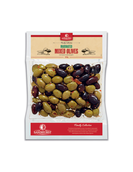 Sandhurst Aceitunas mezcladas 350g x 12