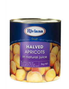 Riviana Apricots Halves In Natural Juice South African 3kg x 1