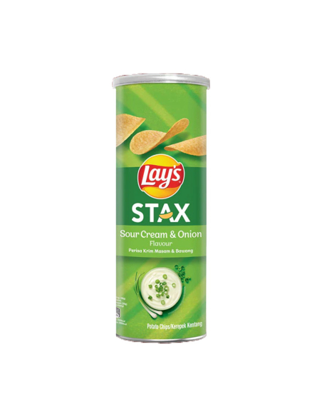 Lay's Stax Sour Cream & Cebo 135g x 1