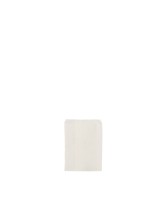 Sac à papier blanc plat quart 140 x 102 mm (externe) Pack x 1000