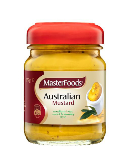 Masterfoods Mild Australian Mustard 175g x 1