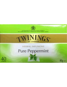 Twinings Sacchetto di tè per infusione di menta piperita 80g x 4