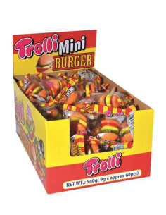 Trolli 迷你汉堡糖果9g x 60