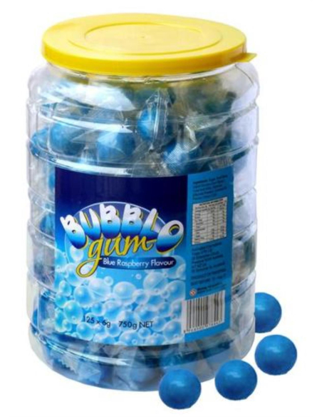 Bubble Blue Bubble Gum 750g x 1