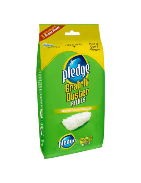 Pledge Grab It Duster 5 Duster Heads Refill 100g x 1