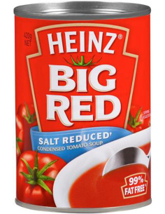 Heinz Soep groot rood tomatenzout verminderd 420 g x 1
