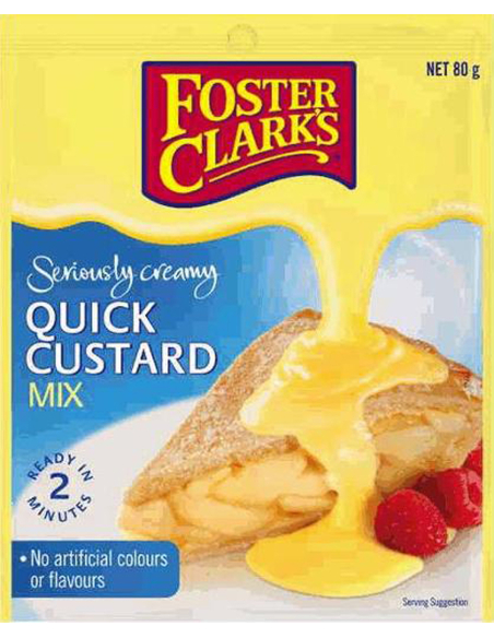 Foster Clark's Mezcla de natillas rápidas 80G x 12