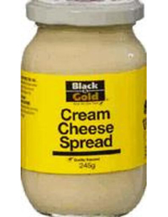 Black & Gold Cream Cheese Spread Jar 245g x 1