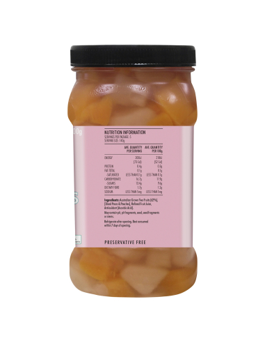 Goulburn Valley Zwei Früchte werden 700 g x 6 gewürfelt