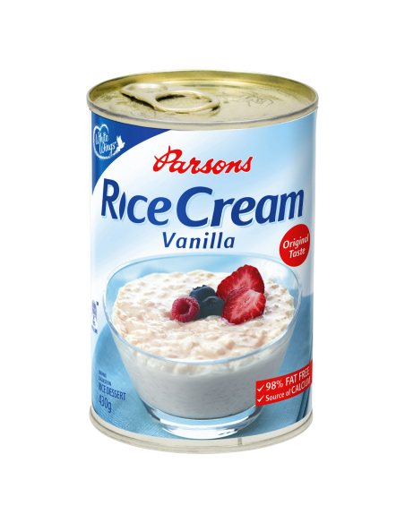 Parsons Crème de riz à la vanille 430g x 1