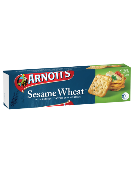 Arnotts Biscuits Sesame Wheat 250g x 1 Arnotts Biscuits Sesame Wheat 250g x 1