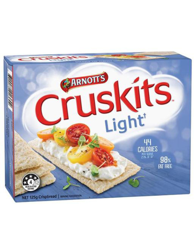Arnotts Cruskits Crispbread 98% Fat Free 125g x 1