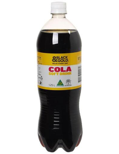 Black & Gold Drink Cola Flaved 1.25LTR X 1
