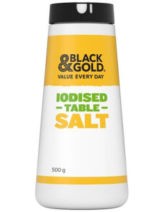 Black & Gold 碘化鼓桌盐500g x 1