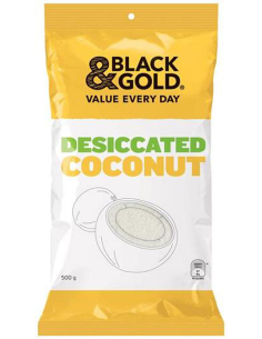 Black & Gold Desiccated Coconut 500g x 1