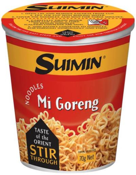 Suimin Mi goreng cup 70g x 12