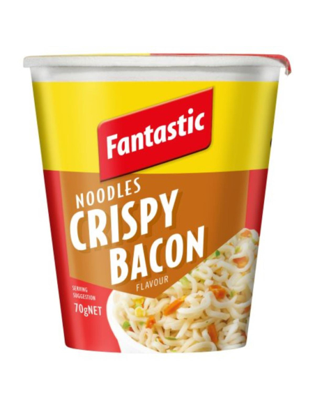Fantastic Noodles Cup Crispy Bacon 70g x 12
