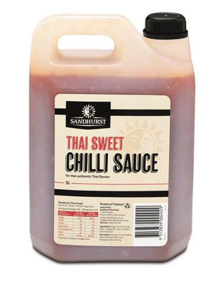 Sandhurst Sweet Chilli Thai Sauce 5ltr x 2