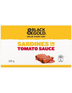 Black & Gold Sardines in tomatensaus 125 g x 24