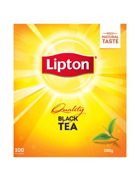 Lipton Teebeutel Qualität schwarz 200g 100 Pack x 1