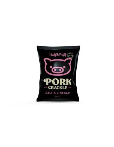 Huff & Puff Salt & Vinegar Pork Crackle 25g x 36