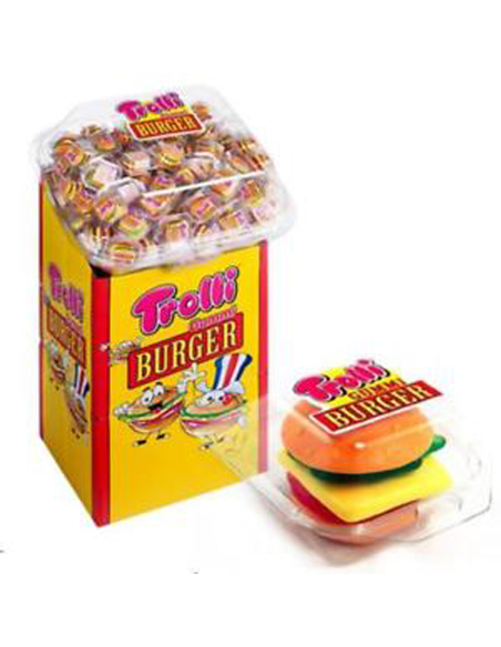 Trolli Mega汉堡糖果50g x 24