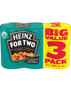 Heinz Tomato Baked Beans 300g 3 Pack X 1