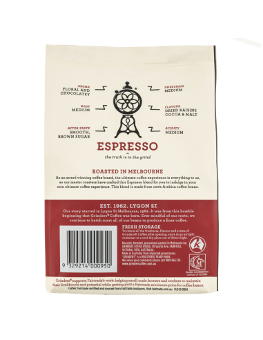 Grinders Rico café espresso café 200g x 1