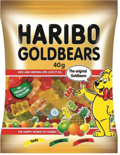 Haribo Goldbear Lollies 40g x 18