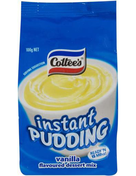 Cottees Vanilla Instant Pudding 100G X 12