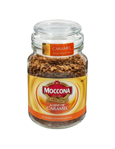 Moccona Karamell aromatisierte infundierte gefriergerissene Getrocknete Kaffee 95g x 6