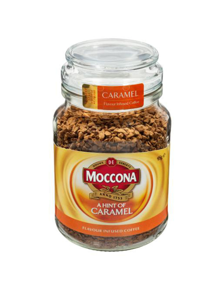 Moccona Caramelo con sabor a congelación de café seco 95g x 6