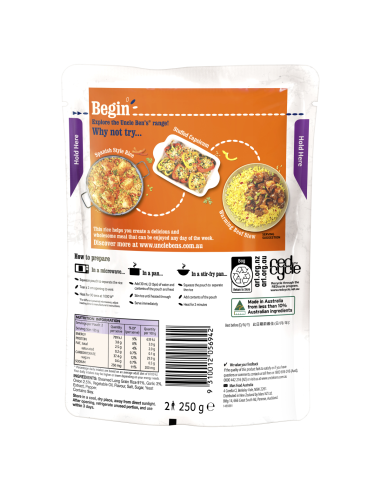 Uncle Bens 烤大蒜快速米250g x 6