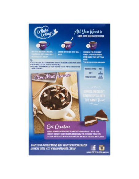 White Wings Chocolade brownie cupcake 220 g x 1