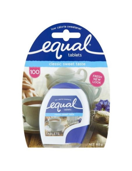 Equal Zoetstof tabletten 100 pack x 8 Equal Zoetstof tabletten 100 pack x 8