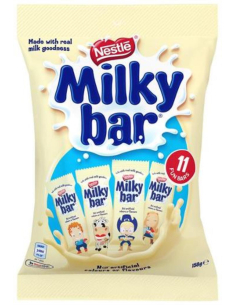 Nestle Milky Bar Chocolate Fun Pack 158G x 12