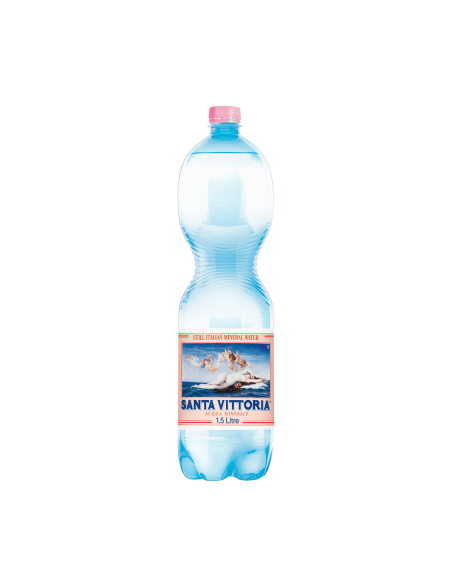 Santa Vittoria それでもイタリアのミネラルウォーター1.5ltr x 6
