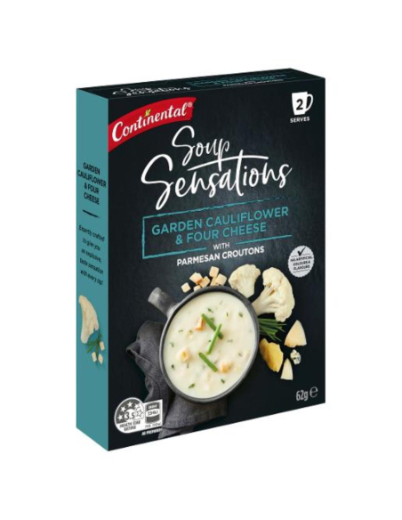 Continental Sensations de soupe Cauliflour et fromage 62G x 7
