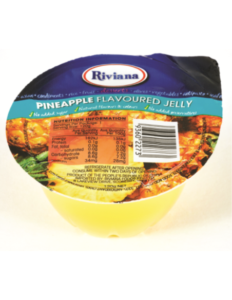 Riviana Jelly Pineapple Cups 120g x 12