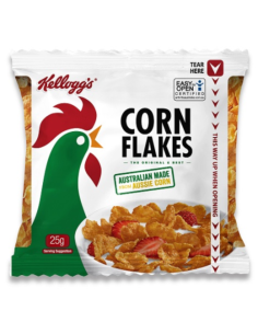 Kelloggs Sacchetti di cornflakes 25g x 30