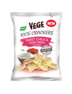 Ajitas Sweet Chili & Sauercreme Reis Cracker 75g x 5