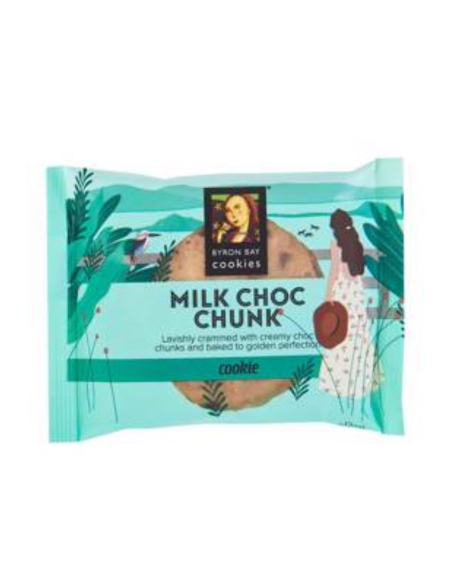 Byron Bay Galletas Control de la porción Mildad Chocolate Chunk envuelto 60G x 12