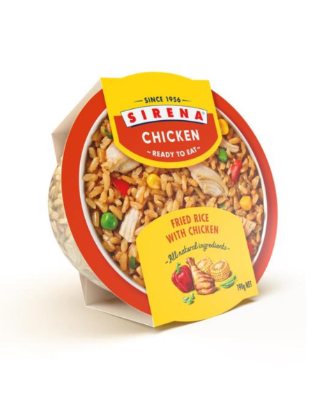 Sirena Gebratener Reis mit Hühnchen 190g x 6