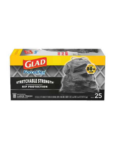 Glad Borsa Force Flex 25 Pack 75LTR Pack x 1