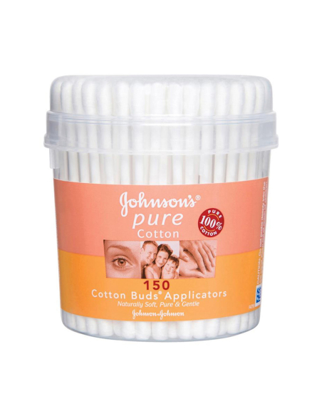 Johnson- und Johnson-Baumwollknospen 150 Pack X 1