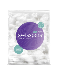 Swisspers Cotton Balls 60 Pack x 1