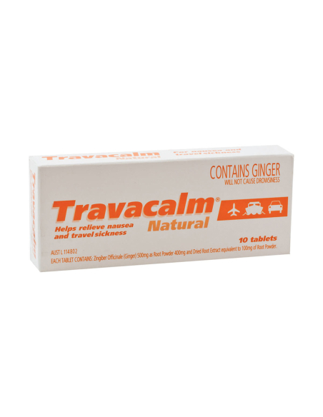 Travacalm Natural Tablet x 10 Pack