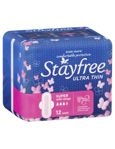Stayfree Ultra mince Super 10 Pack x 1