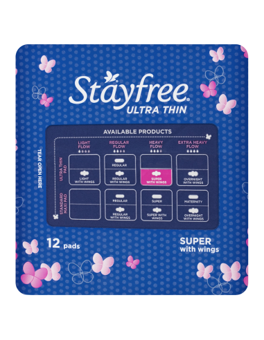 Stayfree 超薄型スーパー10パックX 1