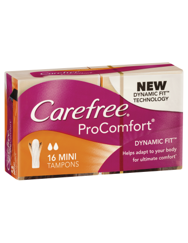Carefree Tampons Pro Mini 16 Pack x 1